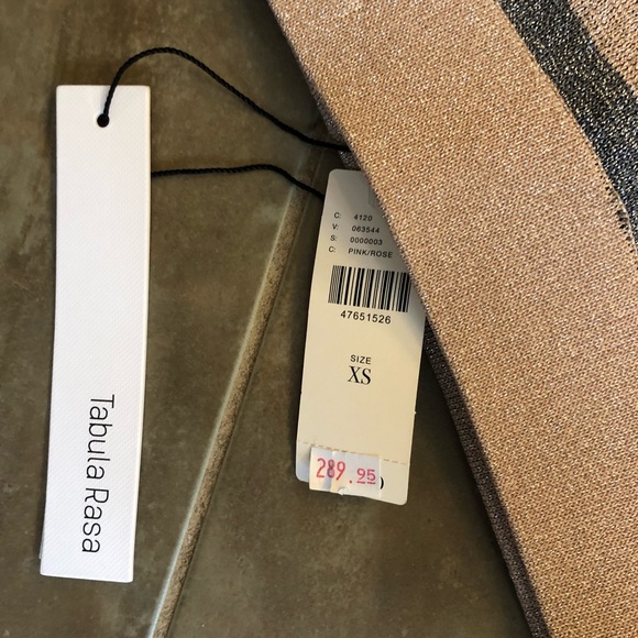 Tabula Rasa Rosetti Striped Metallic Midi Skirt XS - Picture 4 of 5